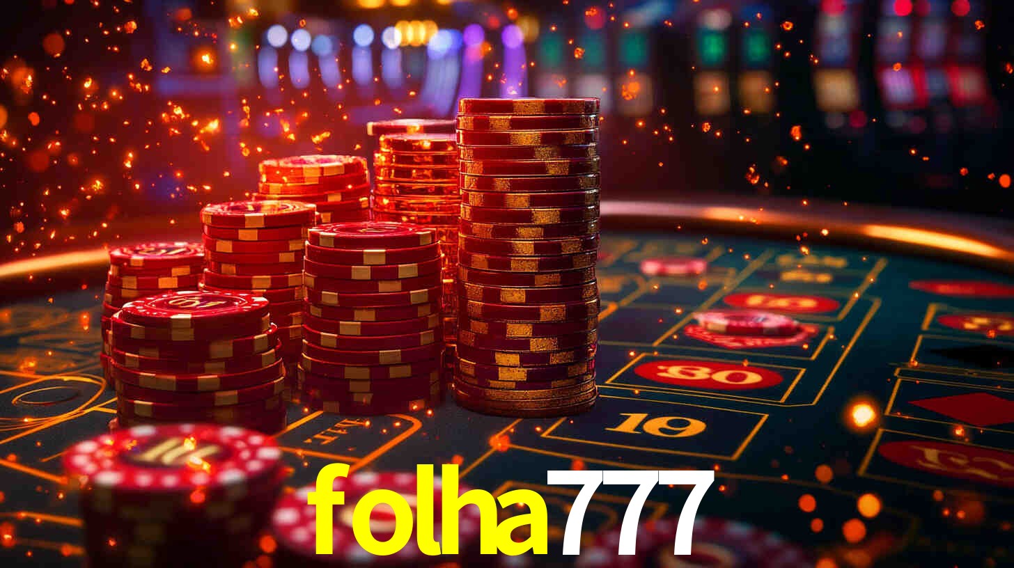 folha777 Logo - Bônus com Rollover Justo